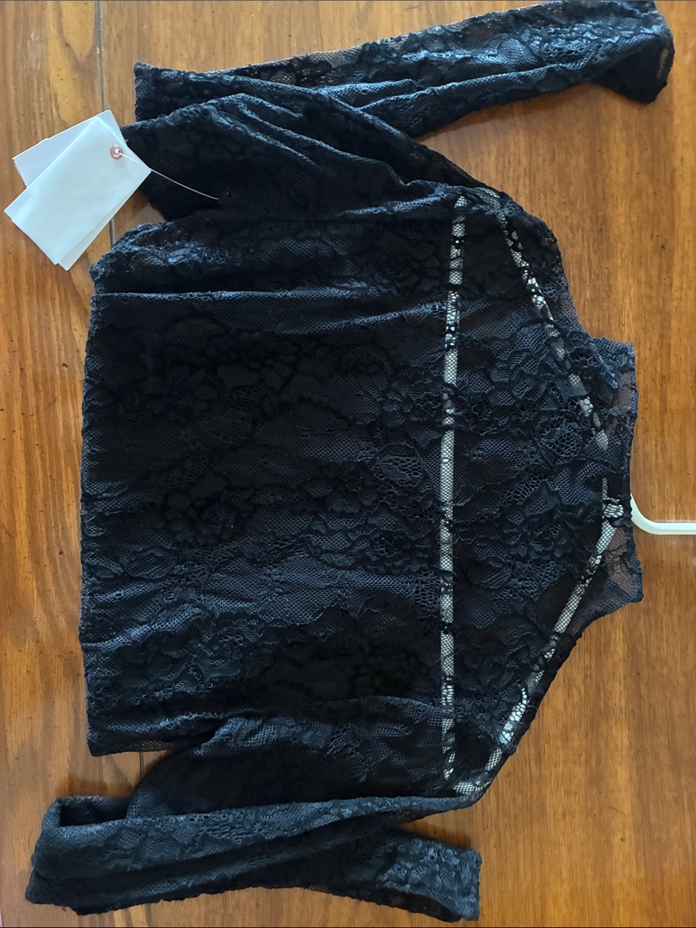 Good American Lace Mock Neck Bodysuit - Picture 8 of 8